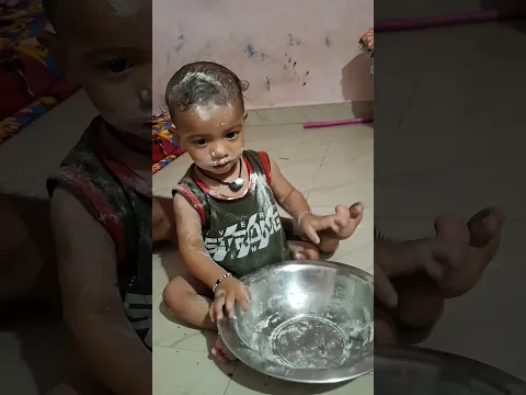 Cute baby funny 🤣Jhinga Lala Hu Hu Kaka Dada Mama #shorts #funny #comedy #cutebaby