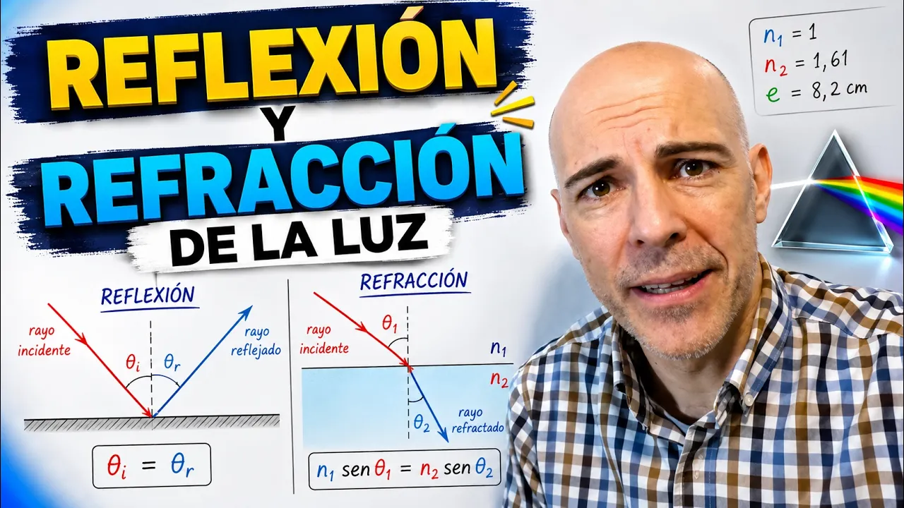 REFLEXIÓN Y REFRACCIÓN DE LA LUZ. ONDA RAYO. LEY DE SNELL