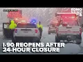 Skiers and snowboarders pack Snoqualmie Pass after I-90 reopens to drivers