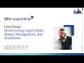 LIVE DEMO How to Automate Legal Intake Matter Management - Streamline AI