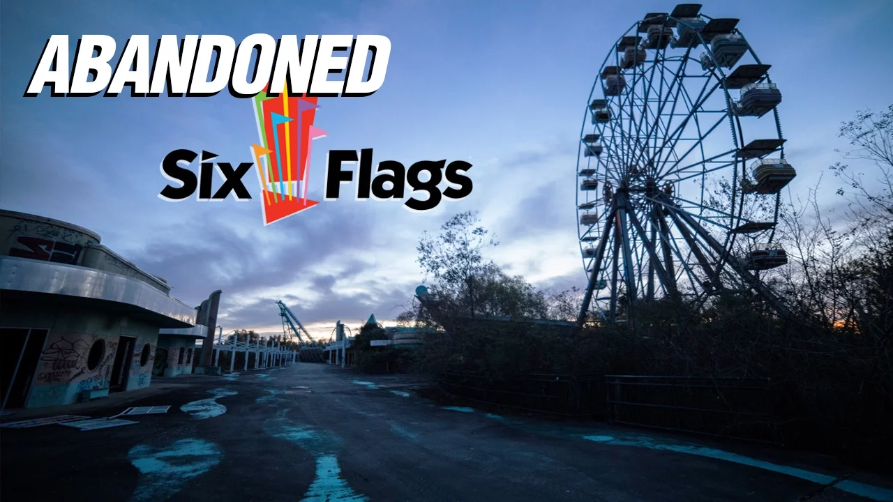 Exploring an Abandoned Theme Park: Six Flags New Orleans 🎡 Part 1