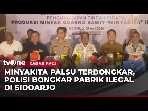 Pabrik Minyakita Palsu Digerebek Polisi