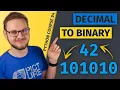 Introduction to Binary Numbers Converting Decimal to Binary Python Course