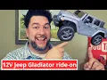 Jeep Gladiator Power Wheels Hyper Toys setup install and test 244