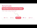 Dynamically Active class using Javascript