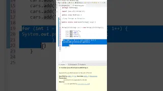 loop through an arraylist java