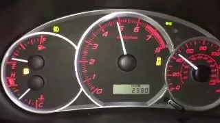 2013 Subaru WRX 0-60 run Stock