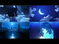 Aesthetic anime gifs night sky