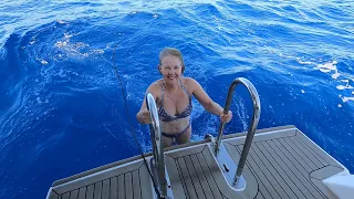 OMG!!  SEXY & BEAUTIFUL WIFE jumps into the deep blue ocean! …Ep40
