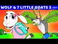 Download Lagu The Bad Wolf \u0026 7 Little Goats 3 - Back to School | Bedtime Stories for Kids in English | Fairy Tales