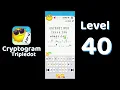 Cryptogram Tripledot Level 40 Answer SolutionGuruji