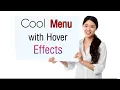 Cool menu hover effects using html and css in Hindi 2021 css menu animation effects
