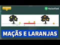 APPLE AND ORANGE HACKER RANK - Logica de Programacao