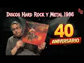 Lagu Discos de Hard Rock y Metal de 1986 - 40 Aniversario
