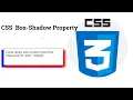 23 css box shadow property in css