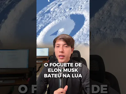 UM FOGUETE DA SPACEX ACABOU BATENDO NA LUA 🚀🌕 #noticia #spacex #elonmusk #tecnologia #islamsousa