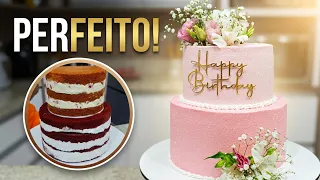 UM DOS BOLOS MAIS LINDOS QUE JÁ FIZ / MASSA RED VELVET E RECHEIO CREAM CHEESE   @PARISCAKEDESIGNER ​