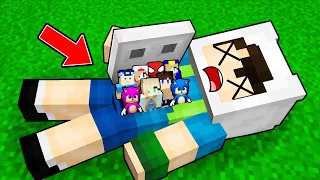 ENES ARSLAN'IN MİDESİNE GİRDİK! 😱 -Minecraft