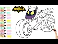 Coloring Batwheels Bibi Bat-Cycle Coloring Page Coloring s For Kids