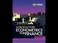 Introductory Econometrics for Finance Lecture 1