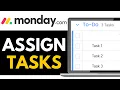 How to Assign Tasks on Monday com 2025 EASY GUIDE
