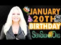 Born On January 20th - Happy Birt ay