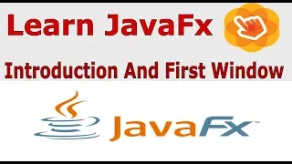 1 JavaFx Tutorial Introduction And First GUI Window