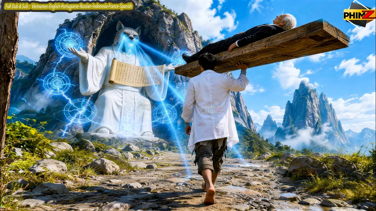 While Burying His Father, a Young Man Becomes Disciple of a Mysterious Master and a War God poster