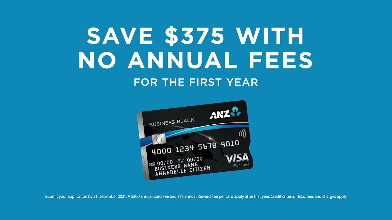 ANZ Credit Card Financial product video example