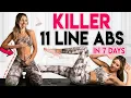 KILLER 11 LINE ABS Belly Fat Burn in 7 Days 5 min Workout