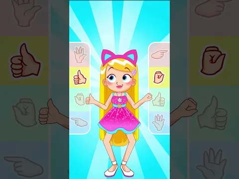 Repeat the gestures! ๐ Silly hand gesture game #forkids
