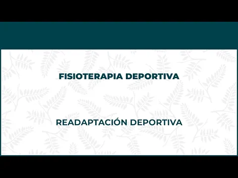 READAPTACION DEPORTIVA - FISIOTERAPIA DEPORTIVA