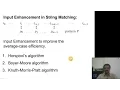 Algorithms Horspool s Algorithm for String Matching Problem