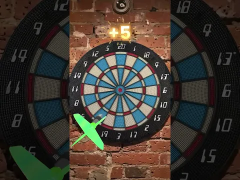 How many points can you score in 3 throws? 🎯 #game #dart #loop #zoom #visualart #macro #shorts #art