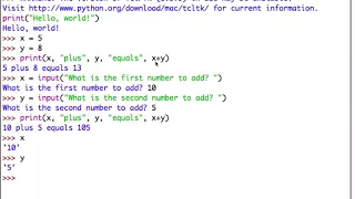 Python 5 Input and Output