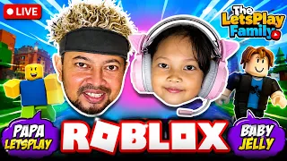🔴 LIVE 4K | PAPA DAN BABY JELLY 🎉🎈🎈 ROBLOX