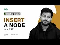 GFG POTD 2023 Insert a Node in a BST Problem of the Day GeeksforGeeks