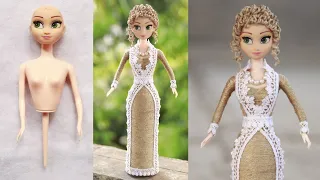 DIY Jute Craft Doll Decoration Idea | Easy Handmade Jute & Lace Doll Craft Tutorial