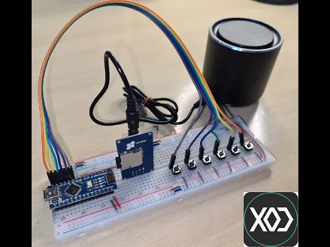 Download MP3 Control Catalex MP3 player Using Arduino programmed By XOD