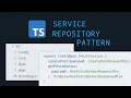 PART 1 - Service Repository Pattern in TypeScript BUILD CLEANER BACKENDS