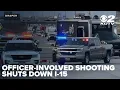 Officer-involved shooting forces closure of I-15 at Bangerter Highway in Draper