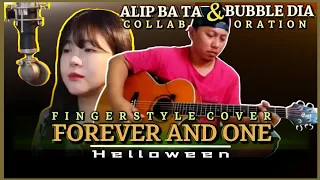 Download Alip Ba Ta Feat Bubble Dia - FOREVER AND ONE (HELLOWEEN) Fingerstyle Cover | Collaboration MP3