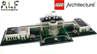 LEGO Architecture 21054 The White House - Lego Speed Build Review