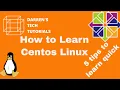 How to Learn CentOS