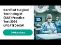 Certified Surgical Technologist CST Practice Test 2026 - 30 Questions Answers