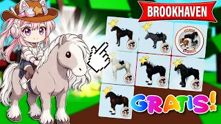OBTEN GRATIS *NUEVOS* CABALLOS y OBSTACULOS en BROOKHAVEN ROBLOX