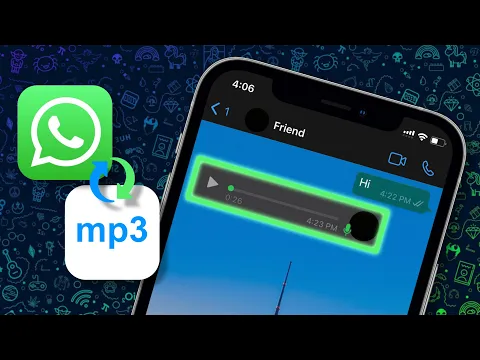 Download MP3 How To Convert Wahtsapp Voice Messages To MP3 On iPhone iOS 15