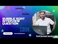 Java Bubble Sort Interview Question Explained with Example Sorting in Java
