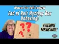 Missouri Star Quilt Company End of Bolt Mystery Box Unboxing - Awesome Quilt Fabric Haul