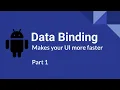 Android tutorial Kotlin Android Data binding Part-1
